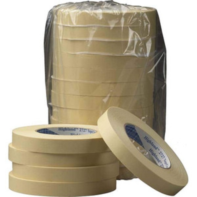 3M Masking & Painters Tape, Tape Type: Masking Tape, Material Type: Paper, Width (mm): 18, Length (Meters): 55, Color: Natural, Adhesive Material: Rubber 00051131065413 – 06887087