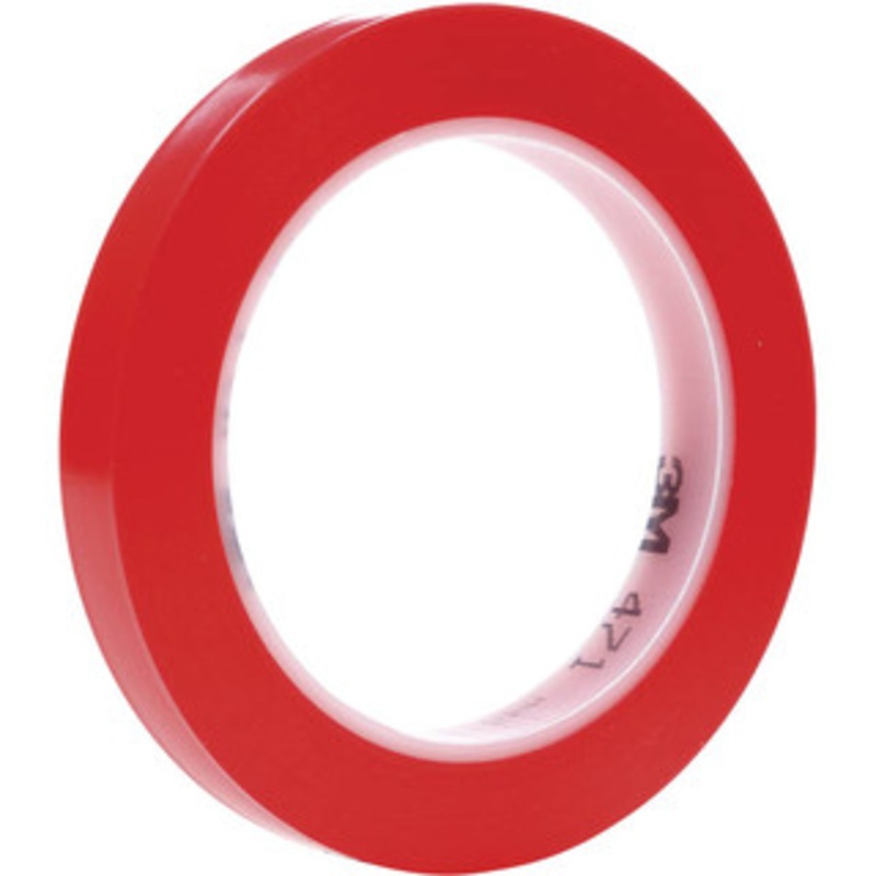 3M Masking & Painters Tape, Tape Type: Masking Tape, Material Type: Vinyl, Width (Inch): 1/2, Length (yd): 36, Color: Red, Adhesive Material: Rubber 00021200031052 – 60549383