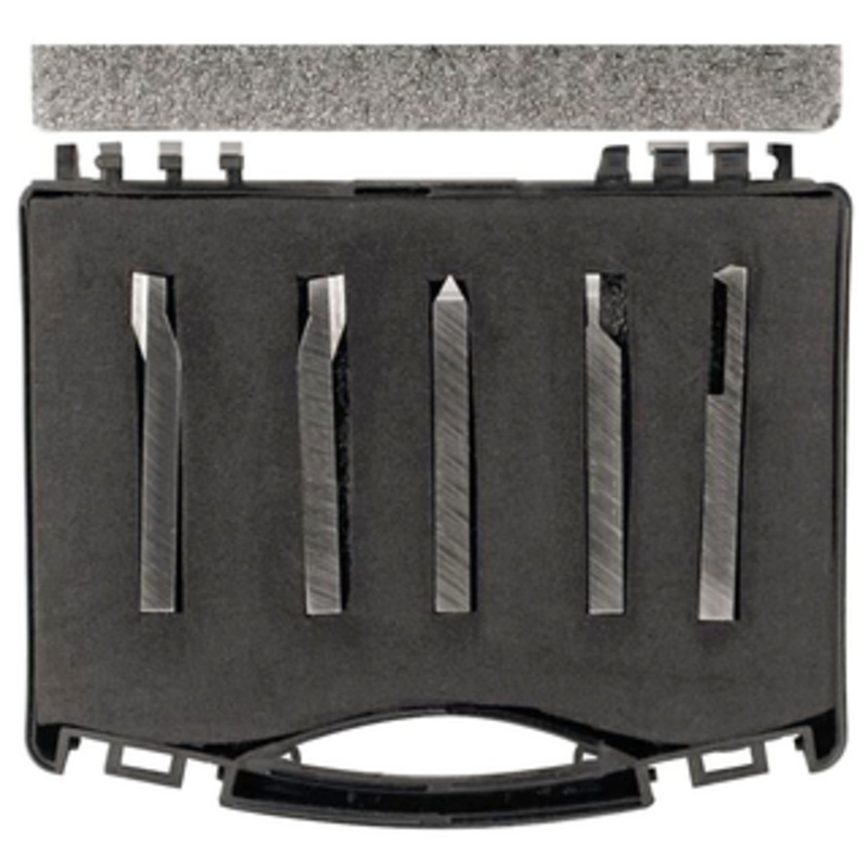 Precise 5 Piece HSS Lathe Tool Set, 1/2 Shank x 4 Overall Length