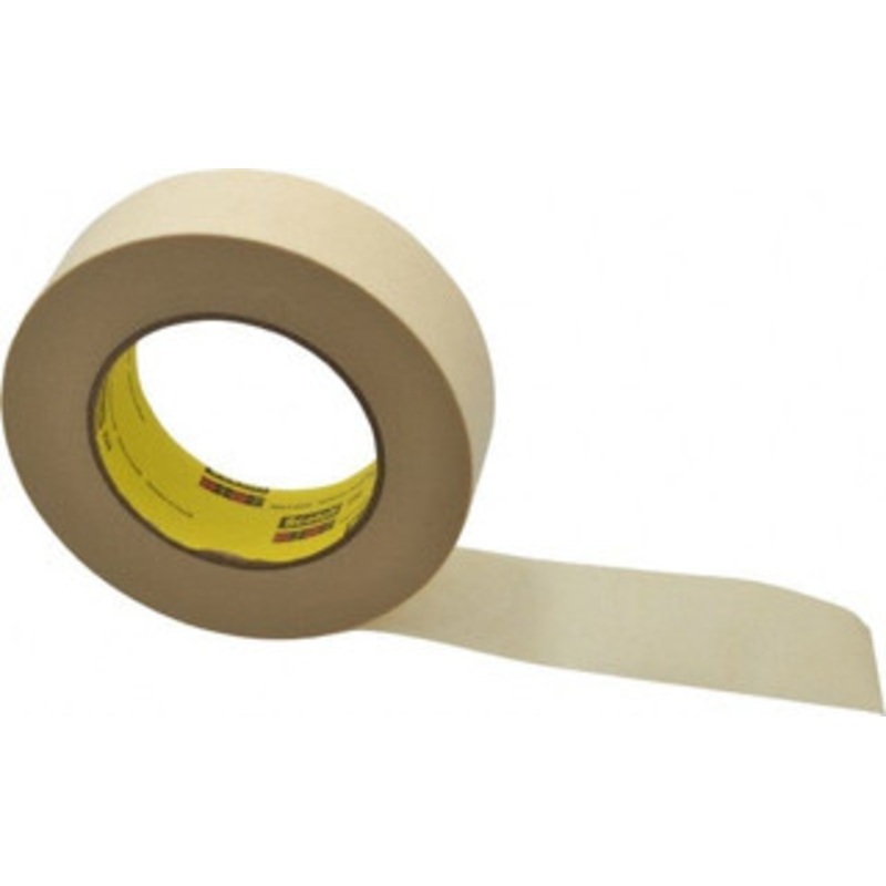 3M 1-1/2 Wide x 180 ft. Long x 5.9 mil Tan Paper Masking Tape Rubber Adhesive, 27 Lb/In Tensile Strength, Series 234 7000124039 – 02999506