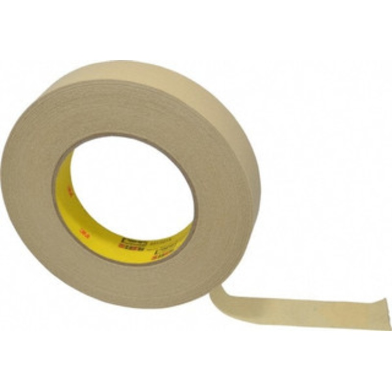 3M 1 Wide x 180 ft. Long x 7.6 mil Tan Paper Masking Tape Rubber Adhesive, 28 Lb/In Tensile Strength, Series 231 7000088514 – 06886949
