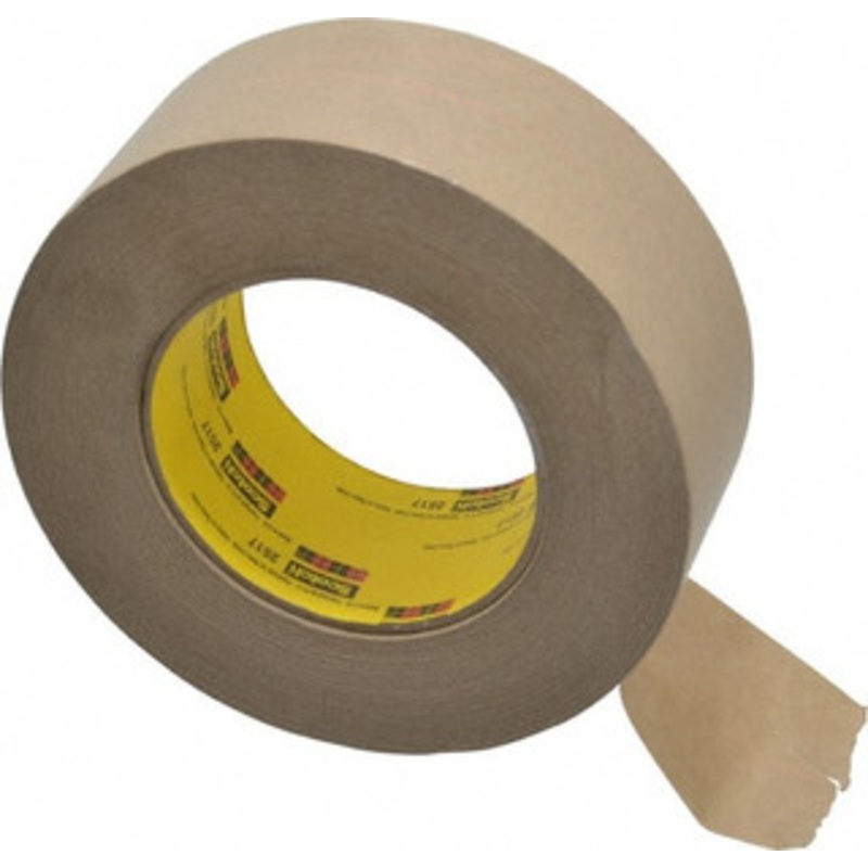 3M 2 Wide x 180 ft. Long x 6.5 mil Brown Paper Masking Tape Rubber Adhesive, 35 Lb/In Tensile Strength, Series 2517 7000088502 – 04582904