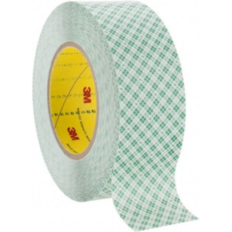 3M 2 x 36 Yd Rubber Adhesive Double Sided Tape 9 mil Thick, White, Polyethylene Film Liner, Continuous Roll, Series 9589 7000048621 – 65364630