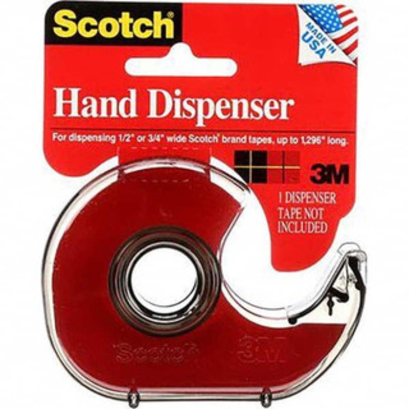 3M Handheld Tape Dispensers SMOKY HAND TAPE SCOTCH DISPENSER 7000130757 – 32504870