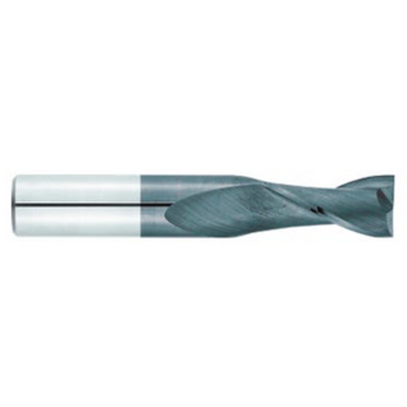 Niagara Cutter 2 Flute Solid Carbide TiALN Coated Single End Mill, 3/4 Size, 3/4 Shank Diameter, 1-1/2 Flute Length, 4 Overall Length