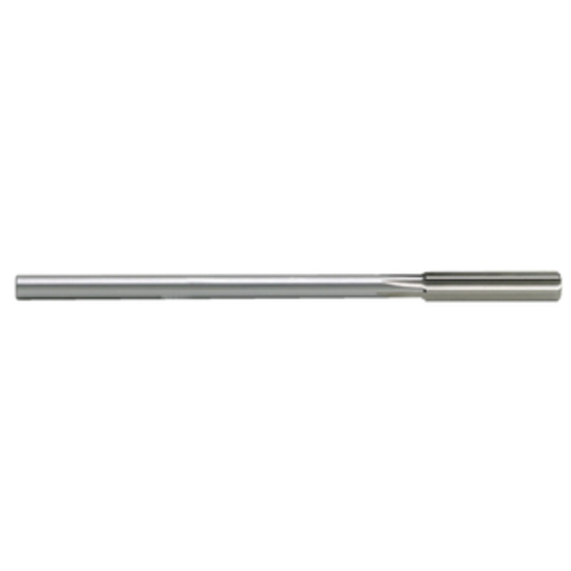 Precise USA 17/32 H.S.S. Straight Flute Chucking Reamer, 2 Flute Length, Decimal Size .5312