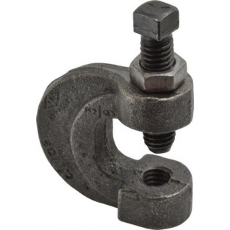 Thomas & Betts 3/4 Max Flange Thickness, 3/8 Rod L-Clamp with Locknut 850 Lb Capacity, Steel M-775-L-3/8B – 54055835