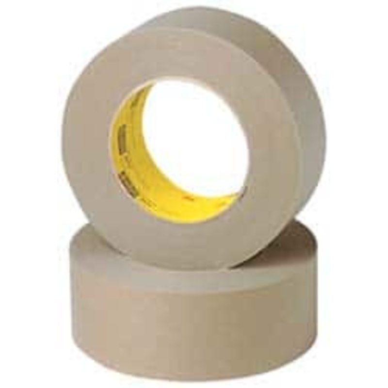3M 1-1/2 Wide x 180 ft. Long x 6.5 mil Brown Paper Masking Tape Rubber Adhesive, 35 Lb/In Tensile Strength, Series 2517 7000088501 – 04582912
