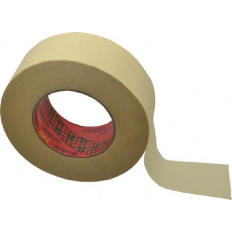 3M 2 Wide x 180 ft. Long x 7.9 mil Tan Paper Masking Tape Rubber Adhesive, 29 Lb/In Tensile Strength, Series 2693 7000088347 – 06270458