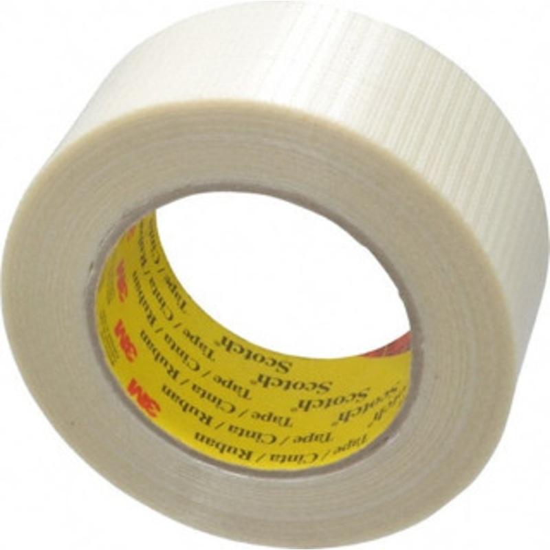 3M 2 x 55 Yd Clear Rubber Adhesive Packaging Tape Polypropylene Film Backing, 5.7 mil Thick, 150 Lb Tensile Strength, Series 8959 7000096086 – 65364200