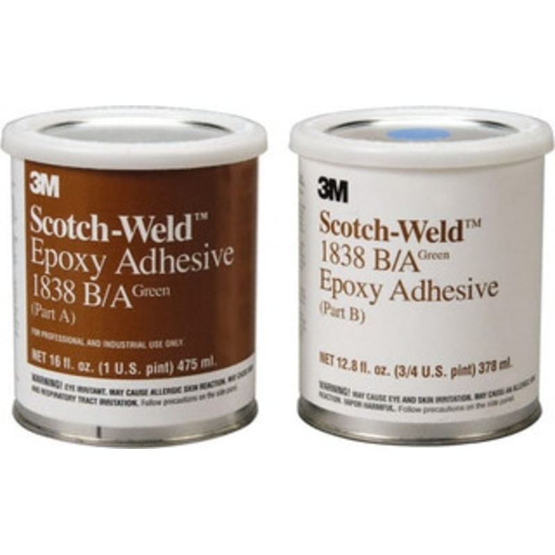 3M 32 oz Can Two Part Epoxy 60 min Working Time, 3,000 psi Shear Strength, Series 1838 7000046340 – 65861916
