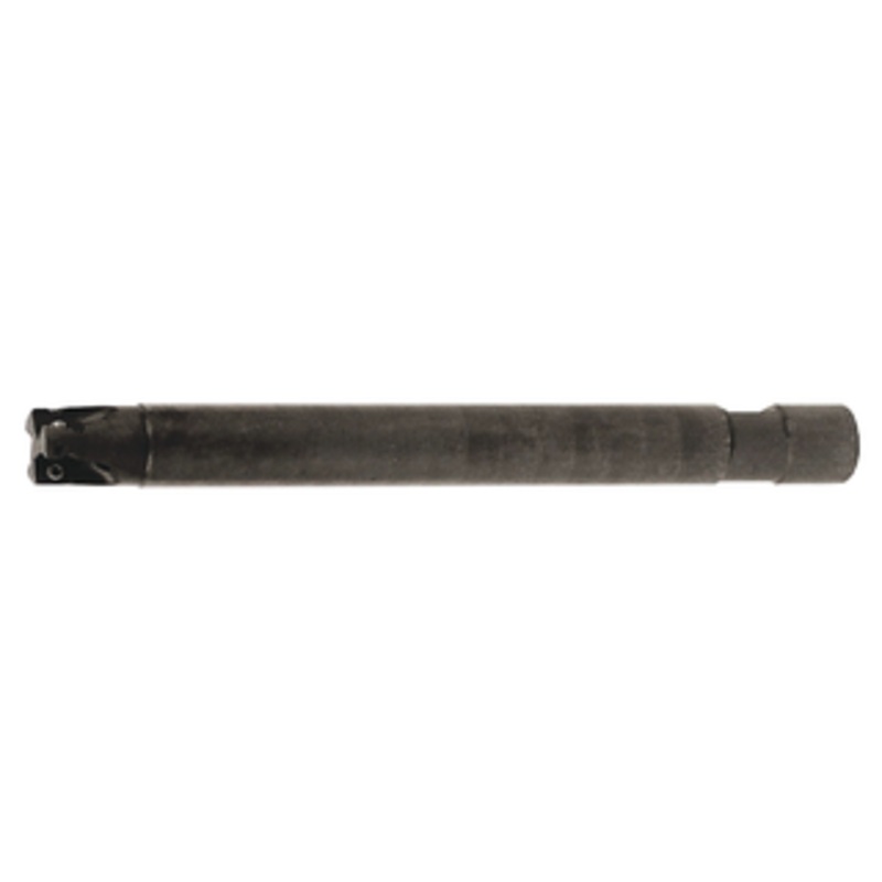 Akuma 90 Degree Indexable End Mill for 3 APKT1003 Inserts, Cutting Dia. .750, Shank Dia. .750, 7.870 OAL – APPS.10.075.R-L.075