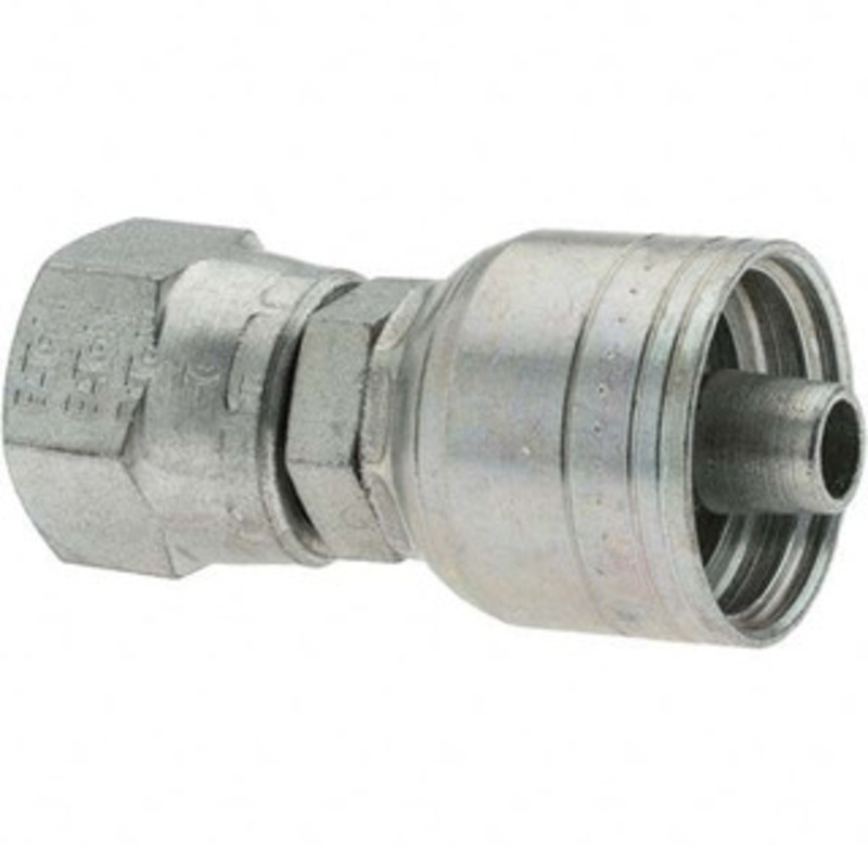Value Collection 3/4-16 JIC Steel Hydraulic Hose Swivel -6 Hose Size, 3/8 Hose Diam, Series TTC BD-14789 – 53573168