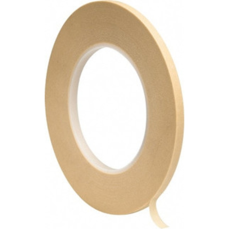 3M 1/4 Wide x 180 ft. Long x 7.2 mil Tan Paper Masking Tape Rubber Adhesive, 28 Lb/In Tensile Strength, Series 2380 7010334580 – 06270292
