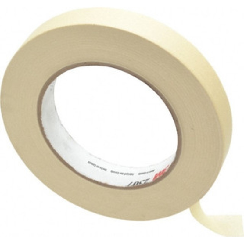3M 3/4 Wide x 180 ft. Long x 5.2 mil Tan Paper Masking Tape Rubber Adhesive, 23 Lb/In Tensile Strength, Series 2307 7000123530 – 65364283