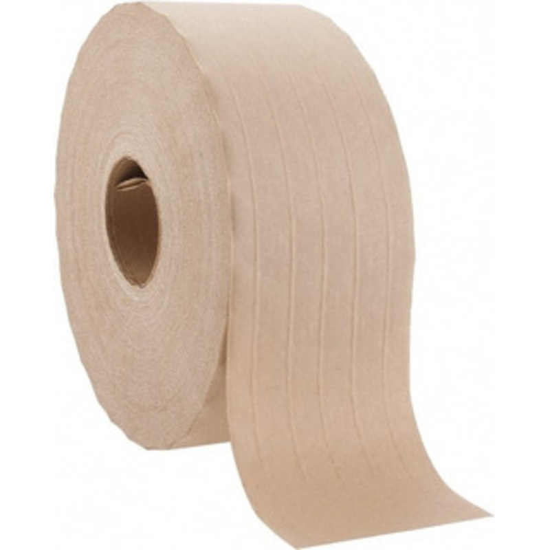 3M 3 x 150 Yd Natural (Color) Water Activated Adhesive Packaging Tape Paper Backing, 6.5 mil Thick, 25 to 30 Lb Tensile Strength, Series 6146 7010313035 – 54135884