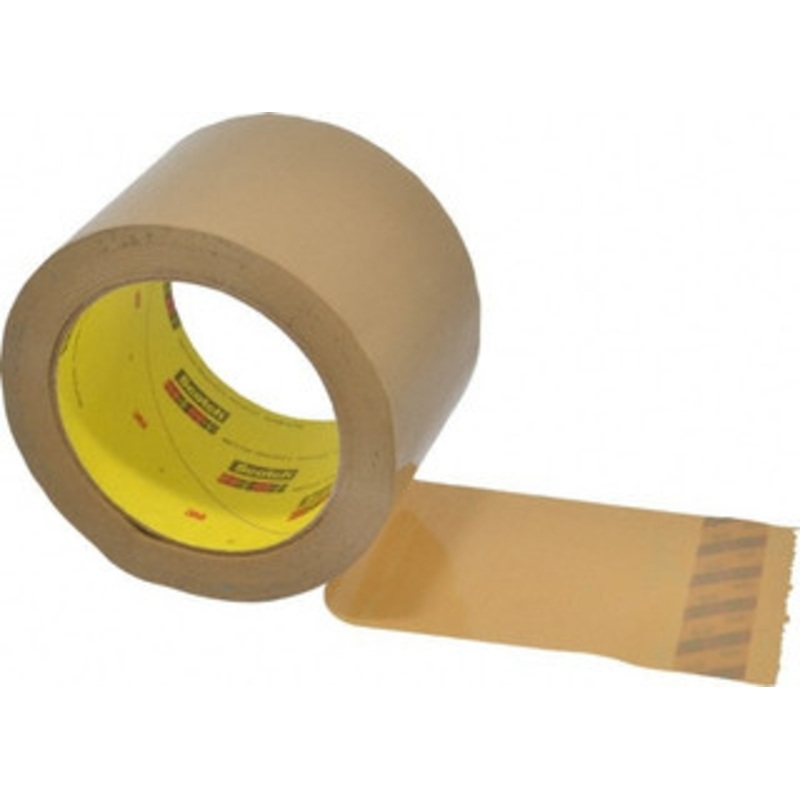 3M 3 x 55 Yd Natural (Color) Rubber Adhesive Sealing Tape Polypropylene Film Backing, 3.1 mil Thick, 70 Lb Tensile Strength, Series 375 7010334256 – 04582805