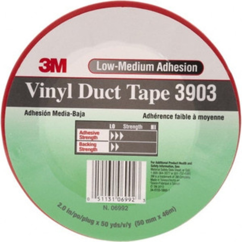 3M Duct & Foil Tape 3903 2X50YD 6.5ML RED VINYL DUCT TAPE 7100148743 – 02498632
