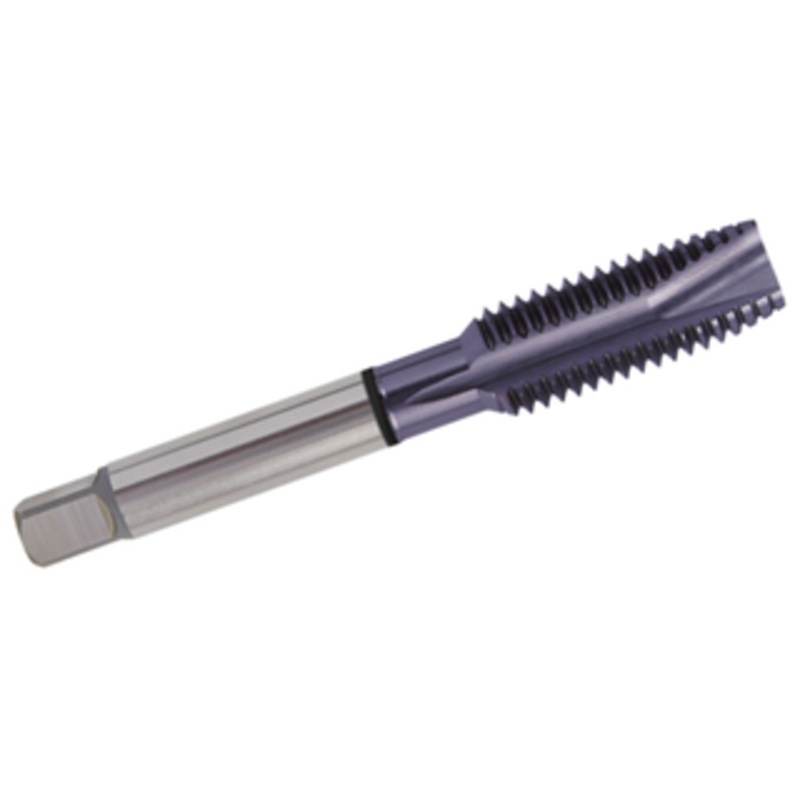 YG-1 3 Flute TiCN Coated H.S.S. Spiral Pointed Plug Tap, 10mmX1.50mm Thread Size – D6 Limit