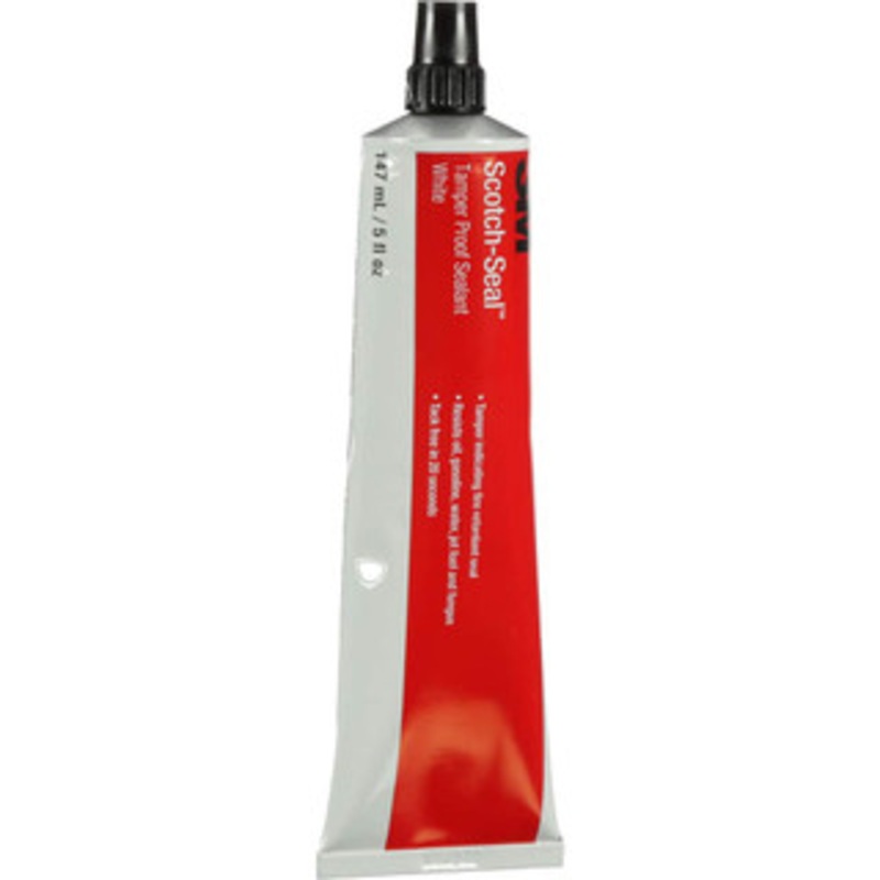 3M Caulk & Sealants, Product Type: Tamper-Proof Sealant, Chemical Type: Nitrile, Container Size Range: 1 oz. 15.9 oz., Color: White, Container Size: 5 oz, Container Type: Tube 00021200201936 – 64519101