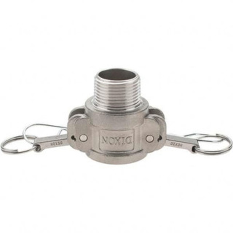 Value Collection 1 Cam & Groove Female Coupler Male NPT Thread Part B, Stainless Steel, for Suction & Discharge Hose BD-DV-00006 – 53611620