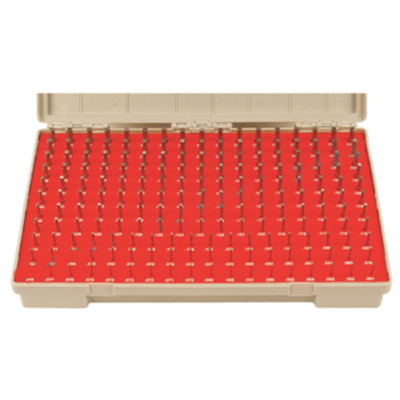 Vermont Gage 190 Piece ZZ Class Plus Pin Gage Set, .061 thru .250 Range