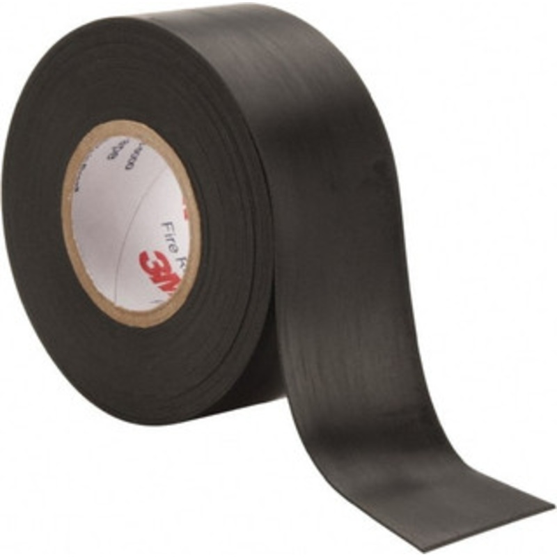 3M 1-1/2 x 20 ft. x 30 mil Black Rubber Electrical Tape Rubber Adhesive, Series 77 7100004537 – 05228523