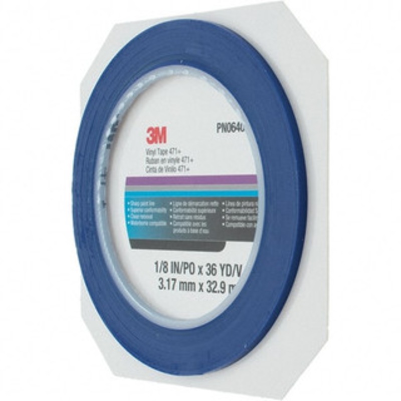 3M 1/8 Wide x 5.3 mil Masking/Painters Tape Rubber Adhesive 7100055258 – 64850803