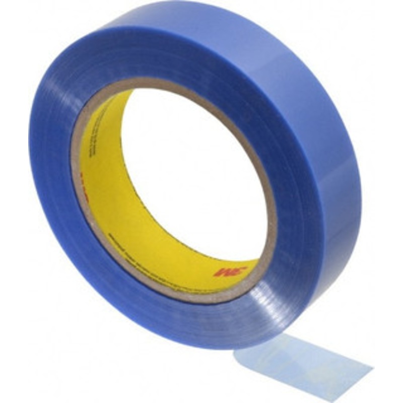 3M 1 Wide x 215 ft. Long x 3.5 mil Blue Polyester Film Painters Tape Silicone Adhesive, 46 Lb/In Tensile Strength, Series 8902 7000049602 – 04583670