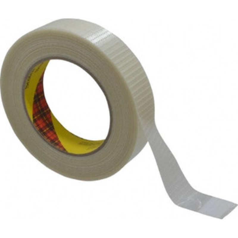 3M 1 x 55 Yd Clear Rubber Adhesive Packaging Tape Polypropylene Film Backing, 5.7 mil Thick, 150 Lb Tensile Strength, Series 8959 7000096085 – 65364192