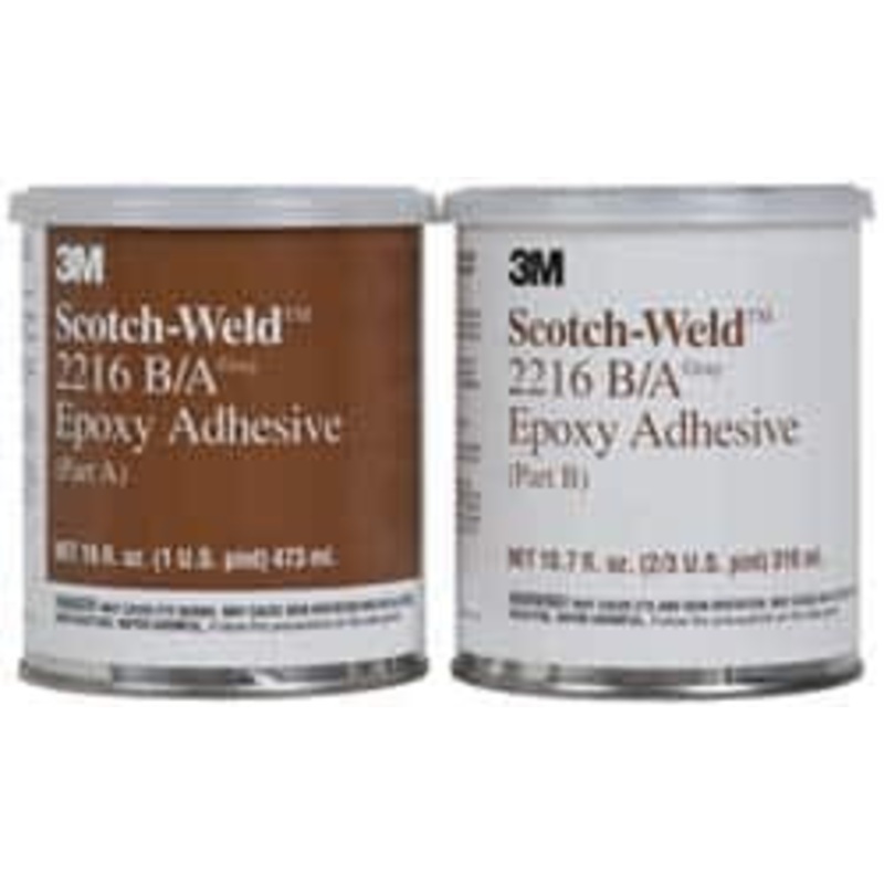 3M 16 oz Can Two Part Epoxy 90 min Working Time, 3,200 psi Shear Strength, Series 2216 7000046358 – 65861874