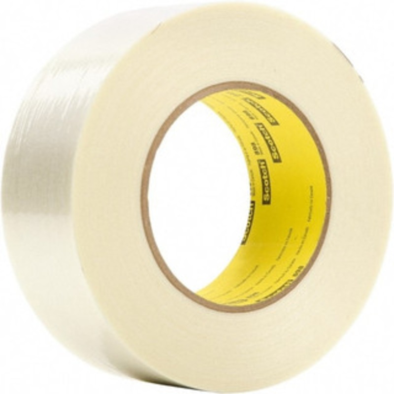 3M 18mm x 330m Clear Rubber Adhesive Packaging Tape Polypropylene Film Backing, 6.6 mil Thick 7000123844 – 57233116