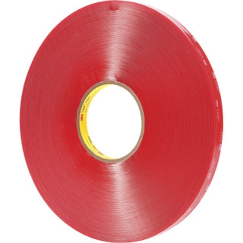 3M Double Sided Tape, Material Family: Foam, Length Range: 72 yd. and Larger, Width (Inch): 1/2, Adhesive Material: Acrylic, Thickness (mil): 20, Material Type: Acrylic Foam 00021200875755 – 63643555