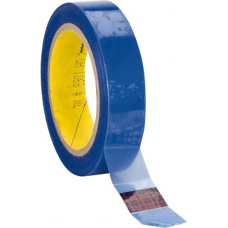 3M 1 Wide x 215 ft. Long x 2.3 mil Blue Polyester Film Painters Tape Silicone Adhesive, 26 Lb/In Tensile Strength, Series 8901 7000049597 – 04583662
