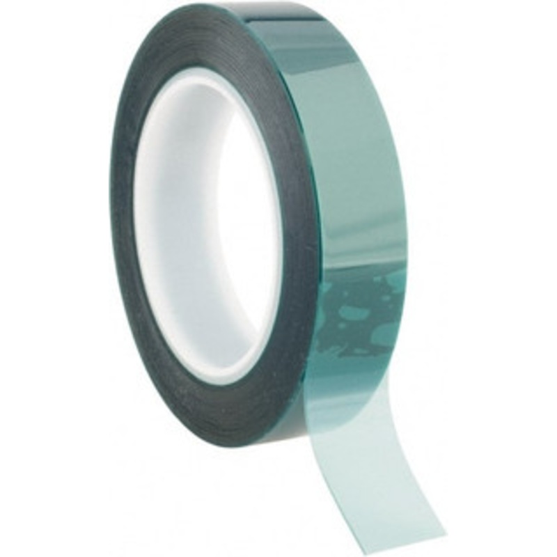 3M 1 Wide x 72 Yd Long x 3.2 mil Green Polyester Film Masking Tape Silicone Adhesive, Series 8992 7000049776 – 54993068