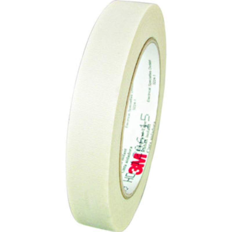 3M 1 x 110 ft. x 7 mil White Glass Cloth Electrical Tape Silicone Adhesive, 392F Max, Series 69 7000132177 – 01548569