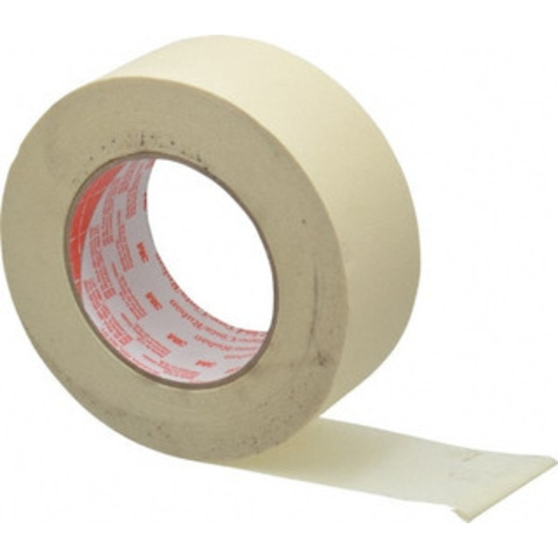 3M 2 Wide x 180 ft. Long x 6.5 mil Tan Paper Masking Tape Rubber Adhesive, 24 Lb/In Tensile Strength, Series 2364 7000088385 – 06270268