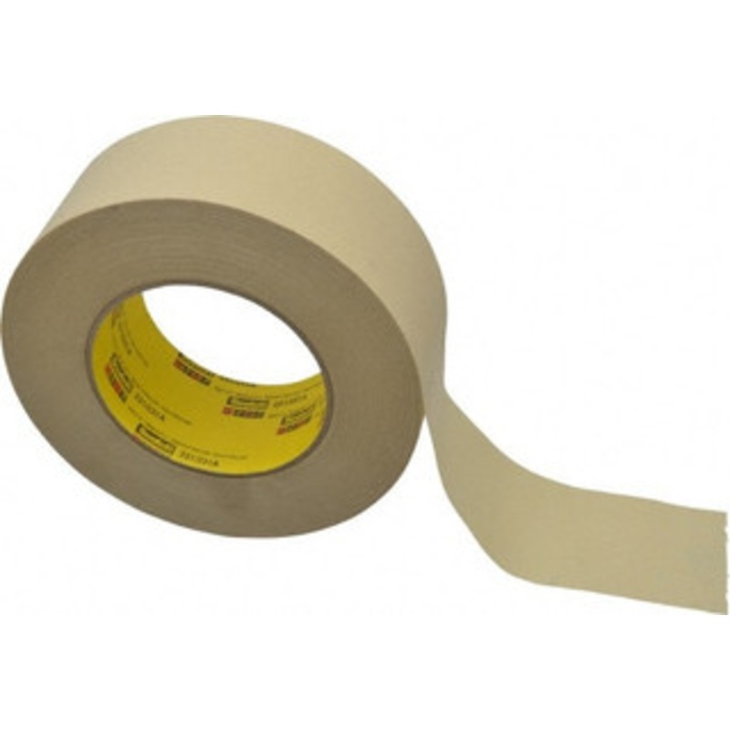 3M 2 Wide x 180 ft. Long x 7.6 mil Tan Paper Masking Tape Rubber Adhesive, 28 Lb/In Tensile Strength, Series 231 7000088516 – 70375191