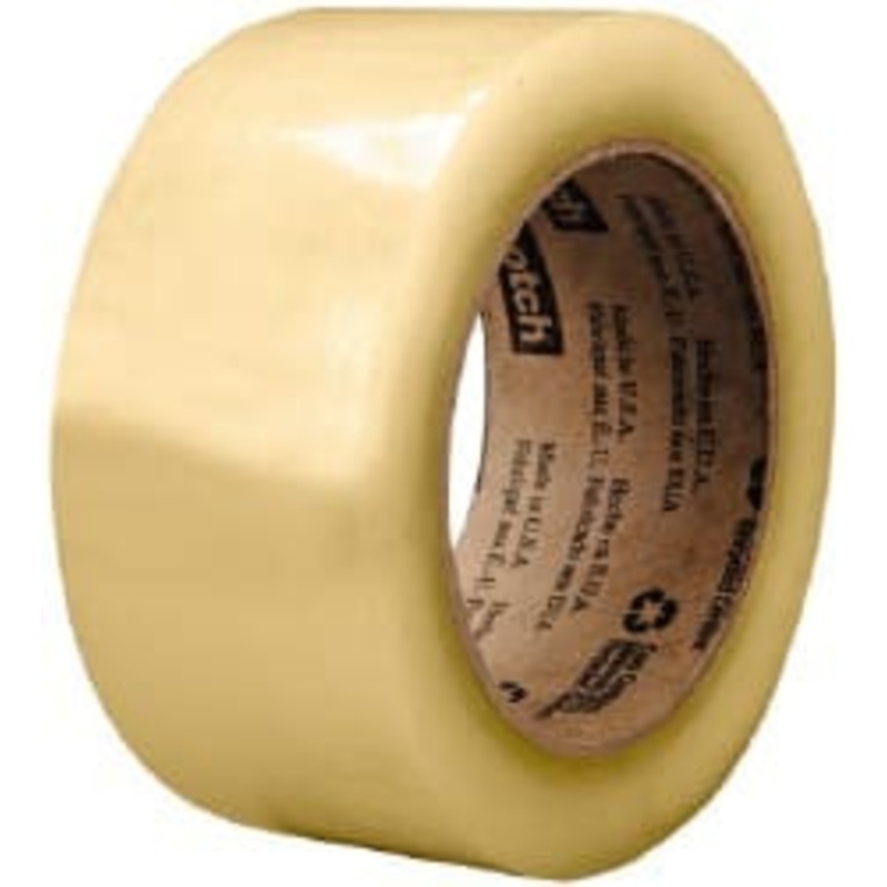 3M 2 x 1,000 Yd Clear Rubber Adhesive Sealing Tape Polypropylene Film Backing, 2.6 mil Thick, 60 Lb Tensile Strength, Series 3073 7000148411 – 54137393