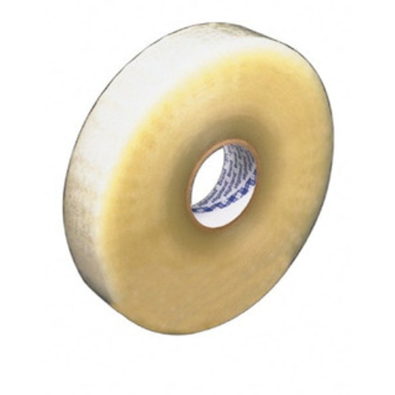 3M 2 x 1640 Yd Clear Rubber Adhesive Sealing Tape Polypropylene Film Backing, 1.9 mil Thick, 44 Lb Tensile Strength, Series 371 7000124026 – 65363830