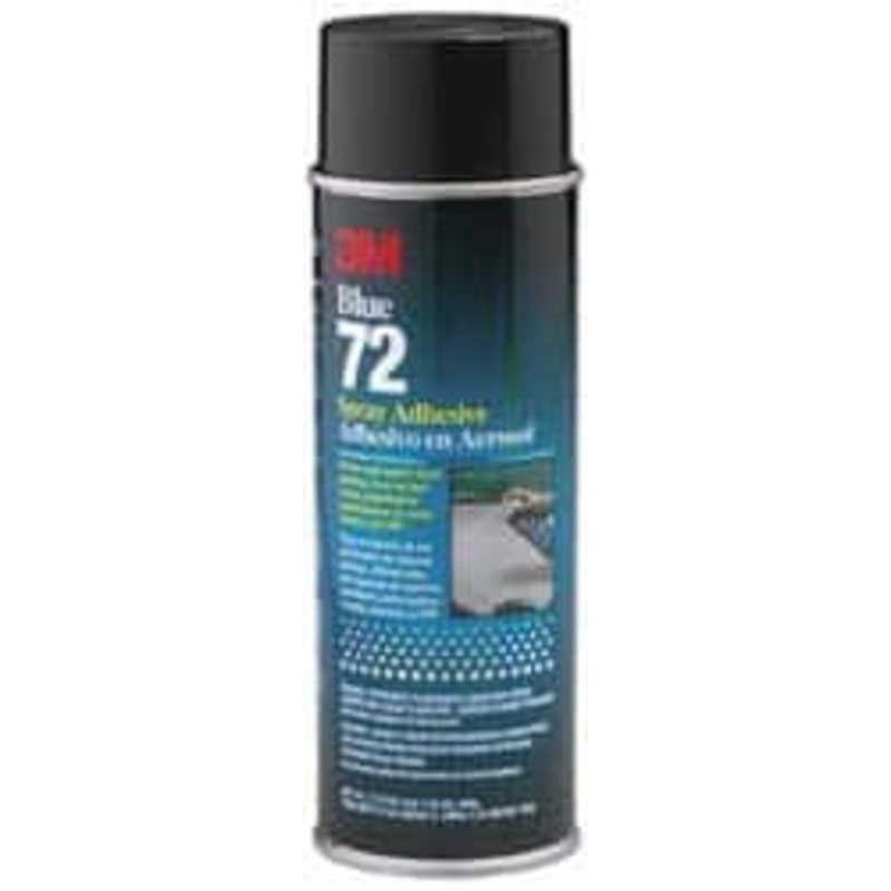 3M 24 oz Aerosol Blue Spray Adhesive Flammable, Series 72 7000046588 – 01548692