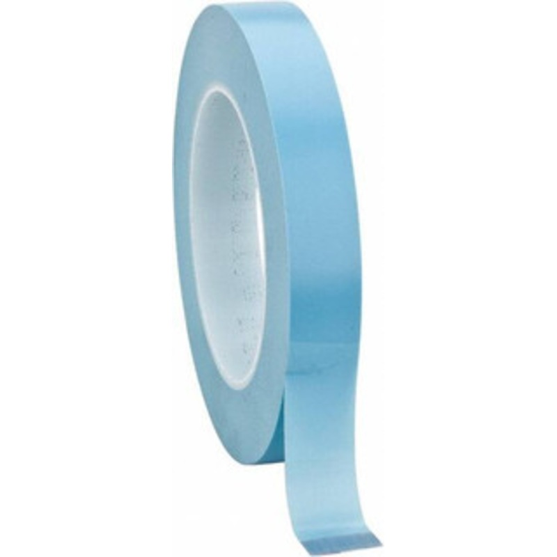 3M 3/4 Wide x 180 ft. Long x 4.8 mil Blue Polypropylene Film Masking Tape Rubber Adhesive, 15 Lb/In Tensile Strength, Series 215 7000123383 – 06269484