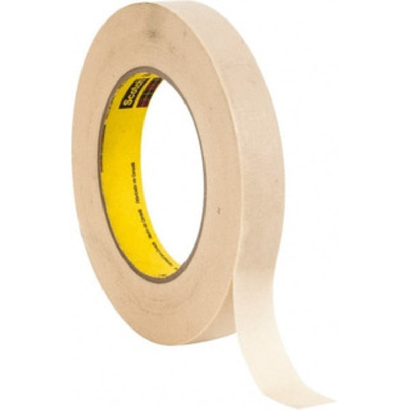3M 3/4 Wide x 180 ft. Long x 5.9 mil Tan Paper Masking Tape Rubber Adhesive, 27 Lb/In Tensile Strength, Series 234 7000143654 – 77185072
