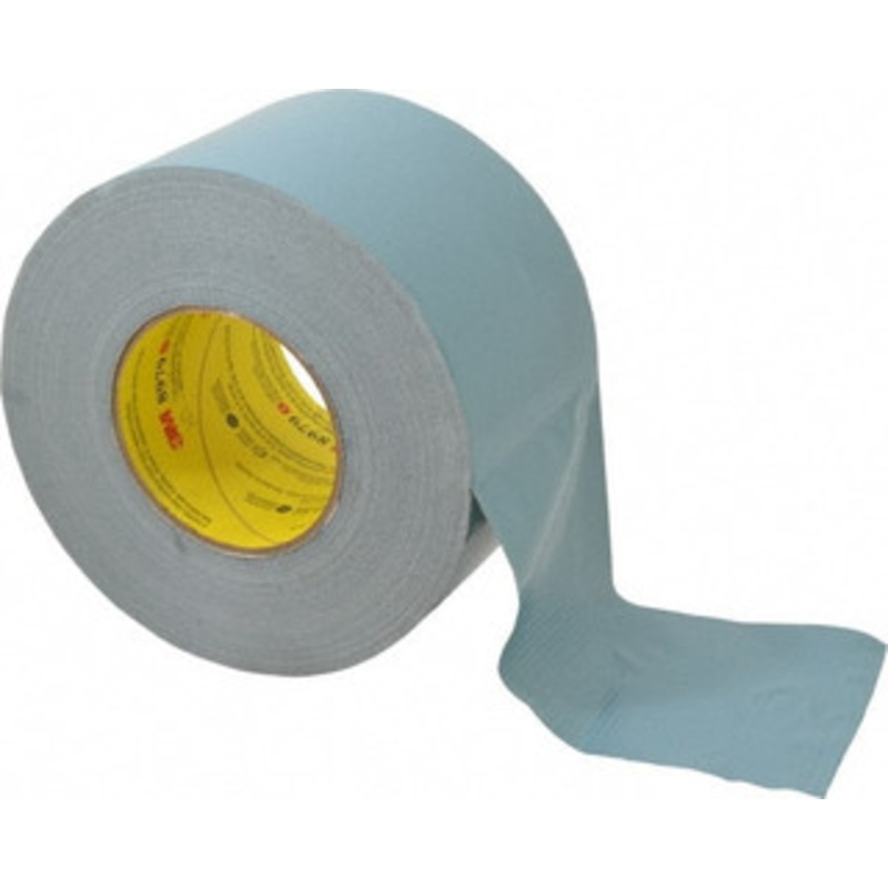 3M 55m x 4 x 12.1 mil Blue Polyethylene Film Duct Tape Rubber Adhesive, 36 Lb Tensile Strength, 200F Max, Series 8979 7000049207 – 53338299