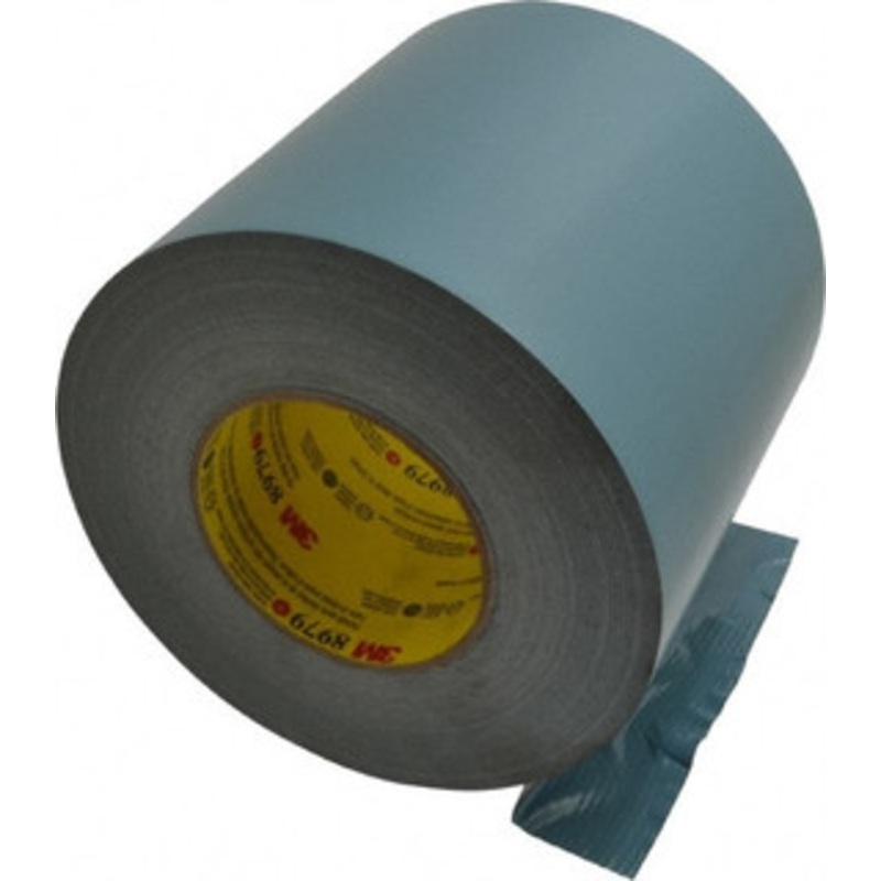 3M 55m x 6 x 12.1 mil Blue Polyethylene Film Duct Tape Rubber Adhesive, 36 Lb Tensile Strength, 200F Max, Series 8979 7000124264 – 01358639