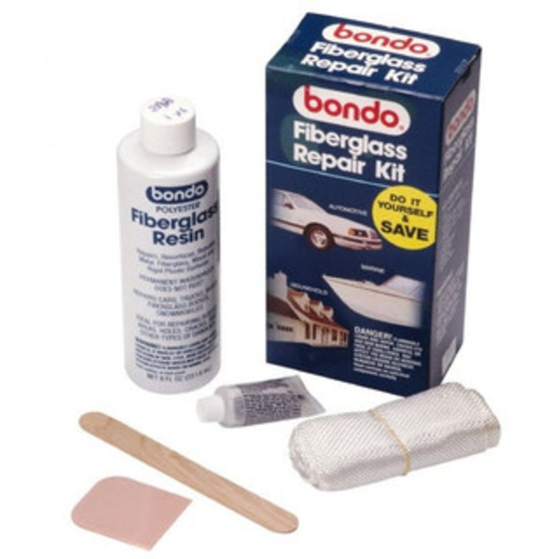 3M 7 Piece Fiberglass Repair Kit 8 oz Fiberglass Resin, .2 oz Liquid Hardener Plastic Spreader, 3 Sq Ft Fiberglass Cloth, Mixing Stick, Mixing Tray, Instructions Booklet 7010363201 – 00002089