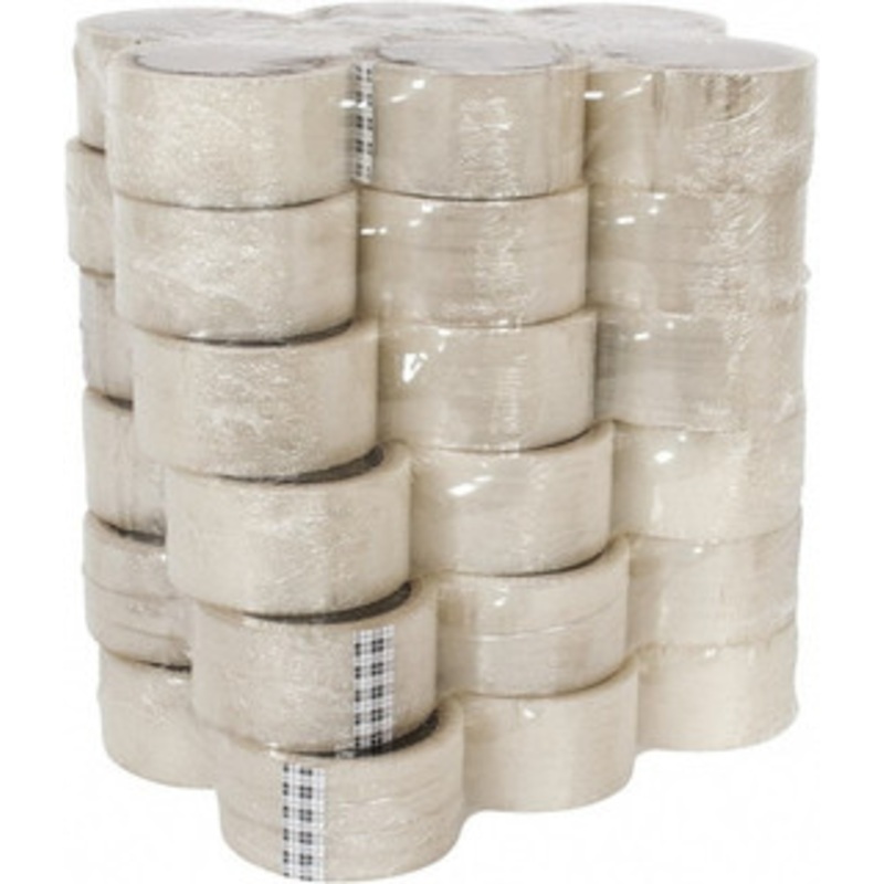 3M Pack of (36) 2 x 55 Yd Clear Rubber Adhesive Sealing Tape Polypropylene Film Backing, 1.6 mil Thick, 38 Lb Tensile Strength, Series 369 7010373410 – 00320002