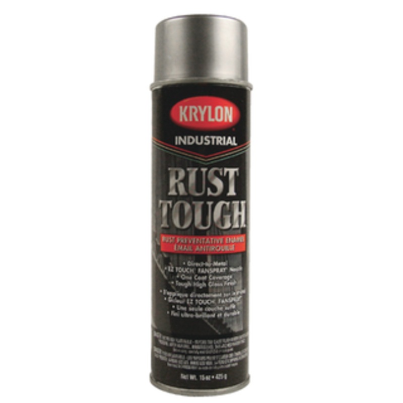 Krylon Rust Tough Paint for Rust Preventative Enamel, Aluminum 15 Oz. – 00159
