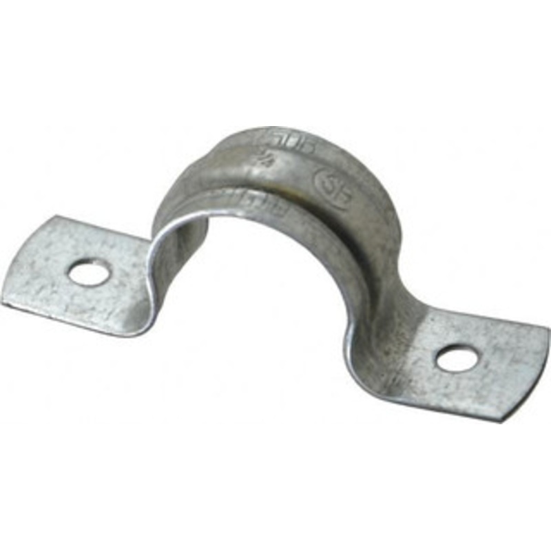 Thomas & Betts 3/4 Pipe, Steel, Zinc Plated Pipe or Conduit Strap 2 Mounting Holes HS902 – 54065198