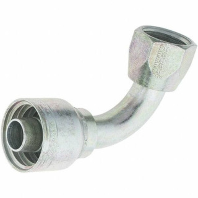 Value Collection 1-1/16-12 JIC Steel Hydraulic Hose Female 37 Swivel Elbow -12 Hose Size, 3/4 Hose Diam, Series TTC BD-14755 – 53573275